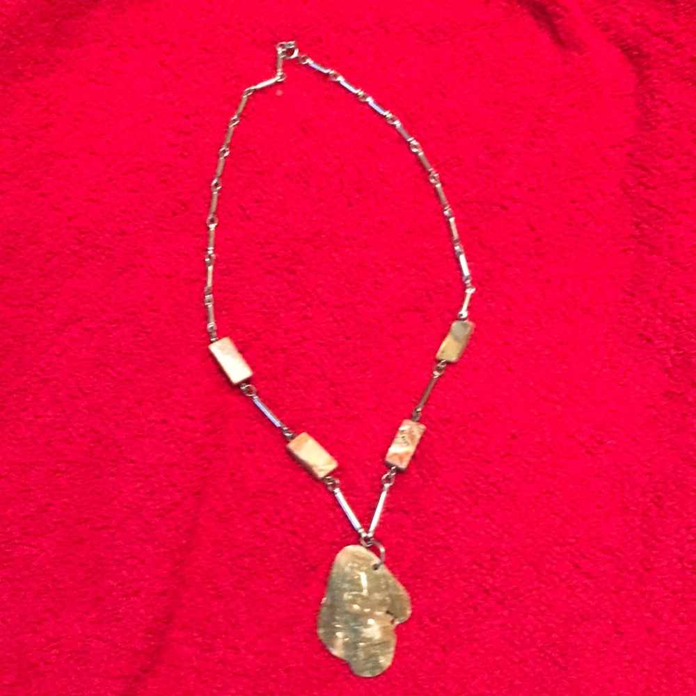 Abalone and Silver Necklace